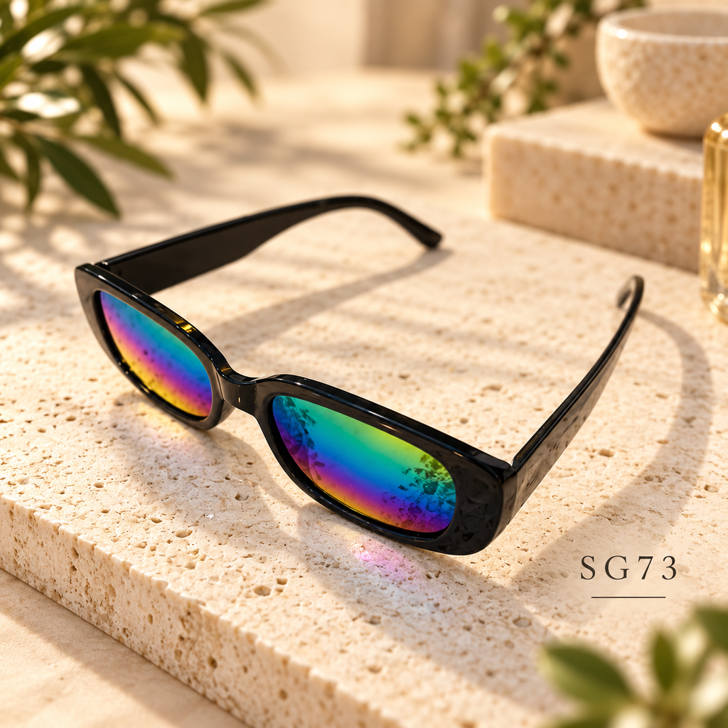 Premium Kids Black Rainbow Lens Sunglasses – SG73