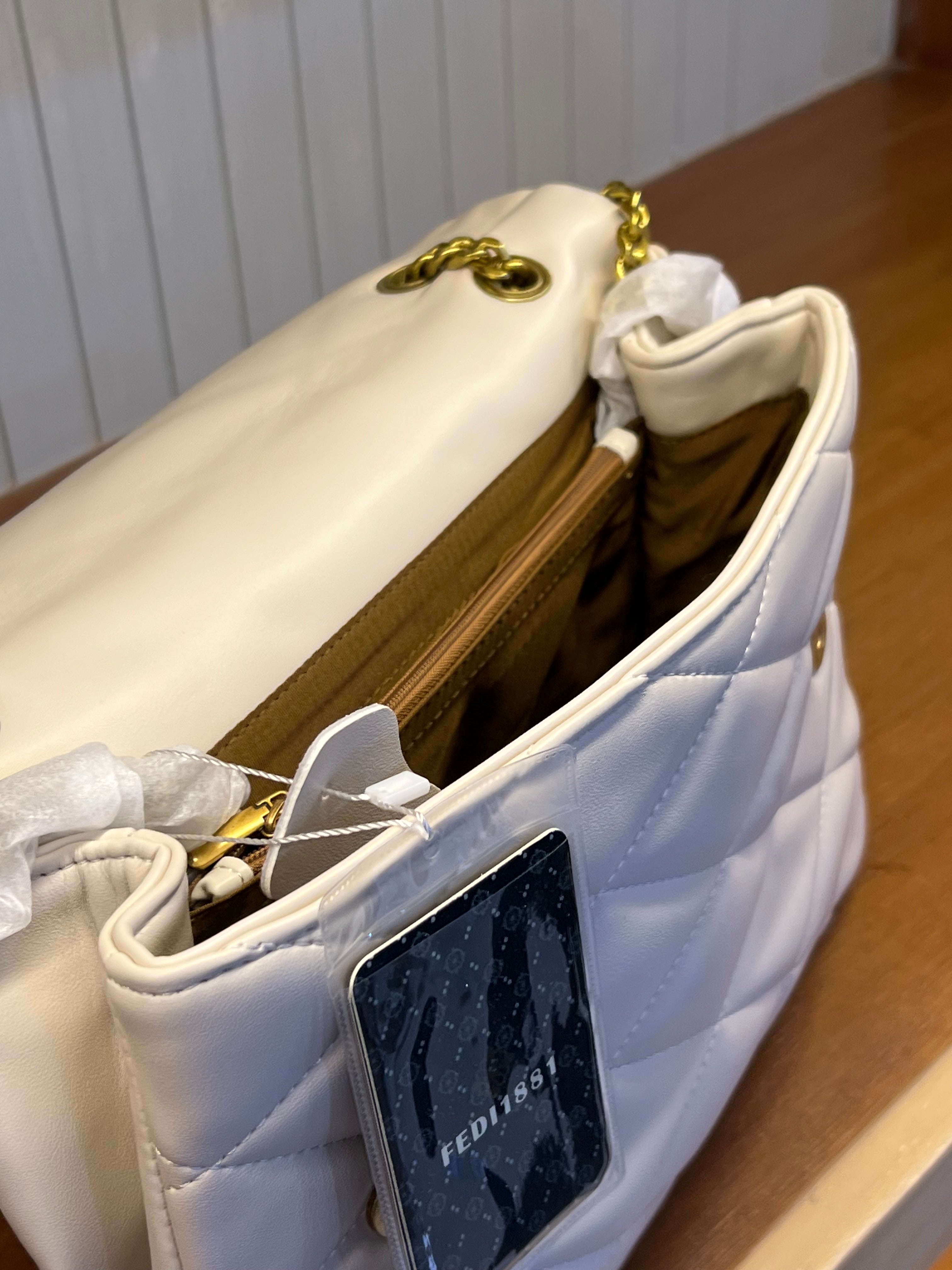 Quilted Monogram Shoulder Bag