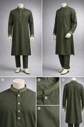 Premium Luxury Embroidered Panjabi with Embroidered Cuffs 470