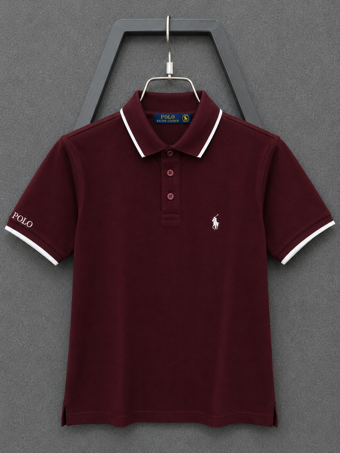 Premium Polo T-shirt RLPLT Maroon-C420