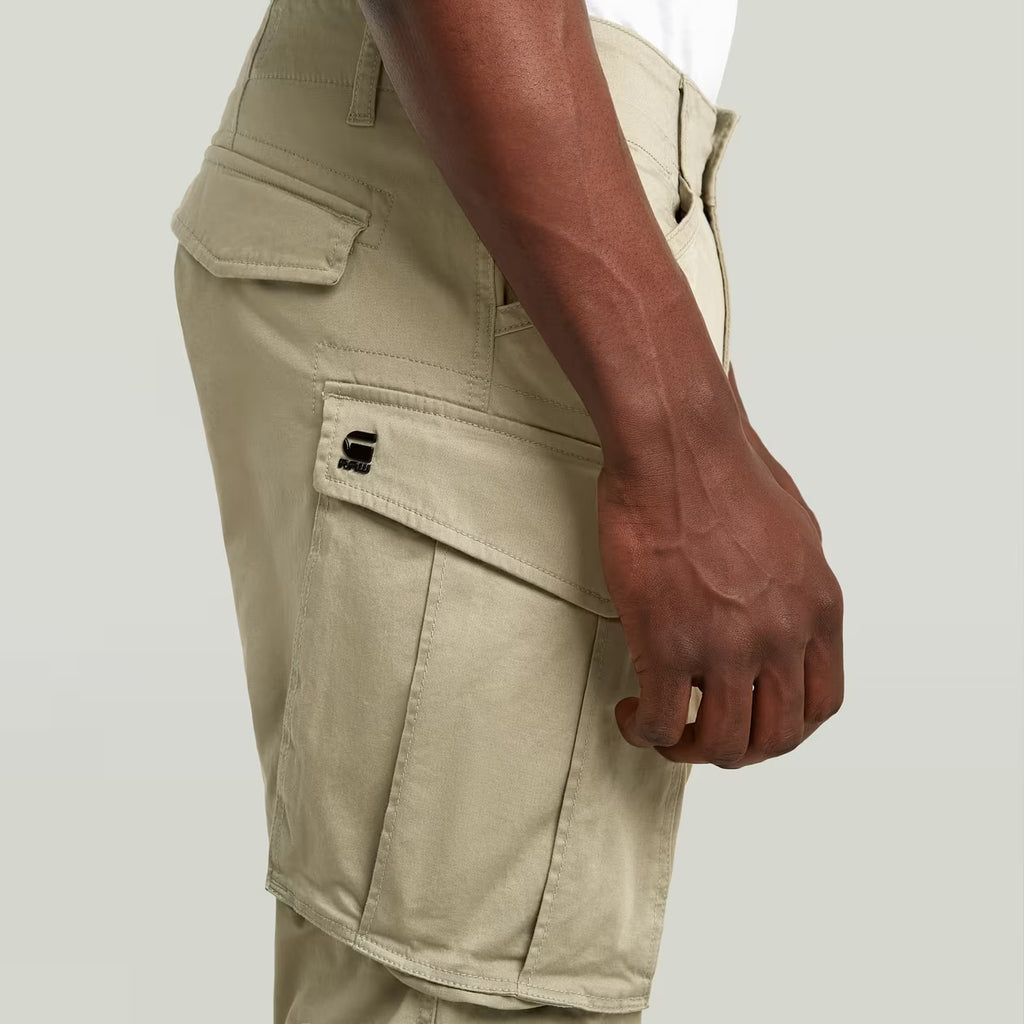Rovic Zip 3D Tapered Pants Khaki
