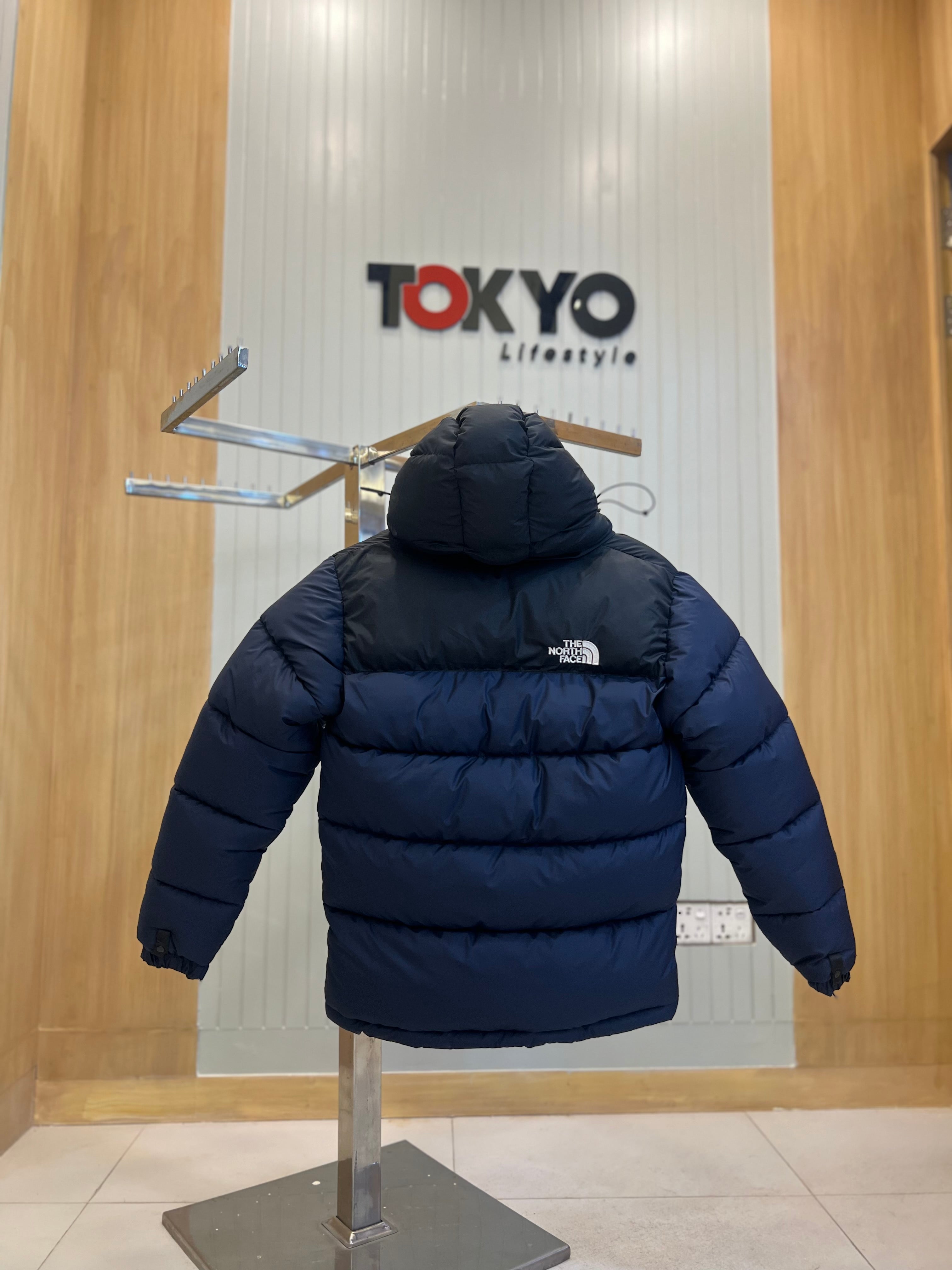 Men’s Premium Hooded Puffer Jacket Navy Blue