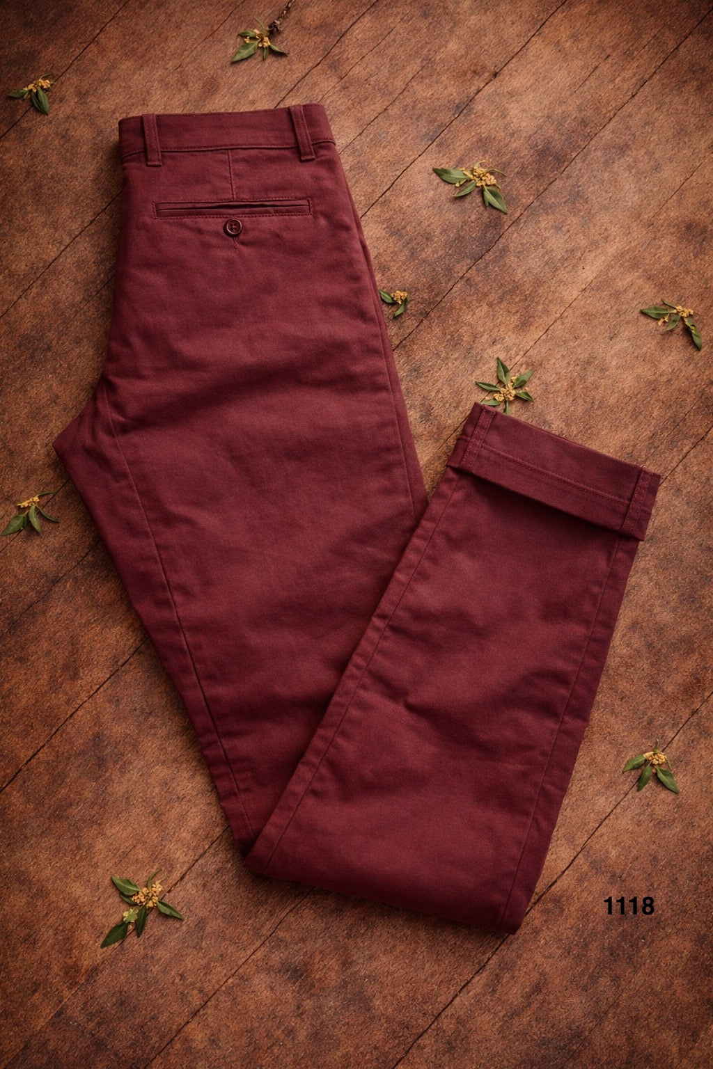 RL Premium Chino Pant Maroon-1118