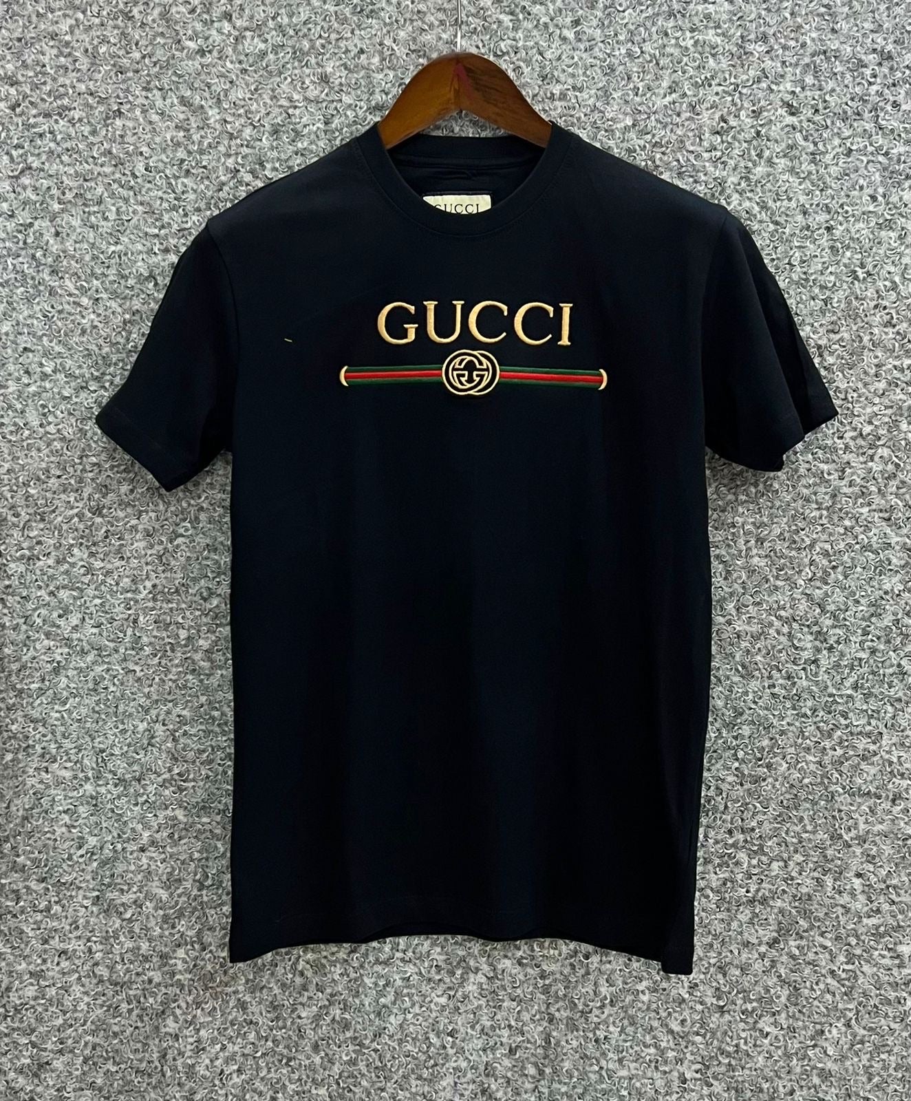Premium Embroidery Tshirt GCCT Black