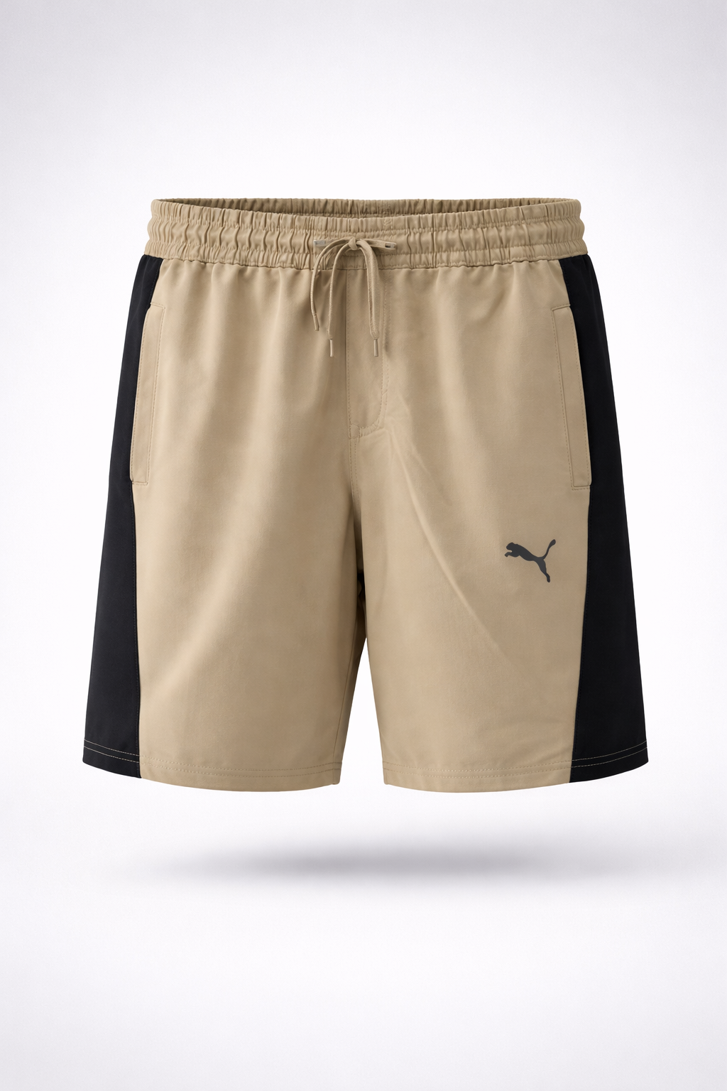Men's Essential Active Performance Shorts – Stone / Beige 305