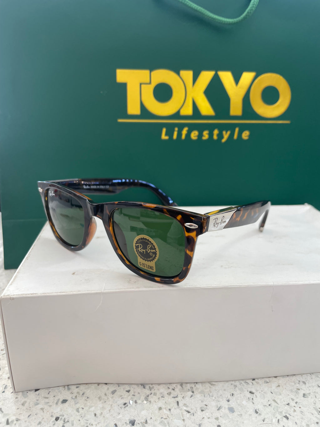 Premium Tortoiseshell Square Sunglasses – SG120
