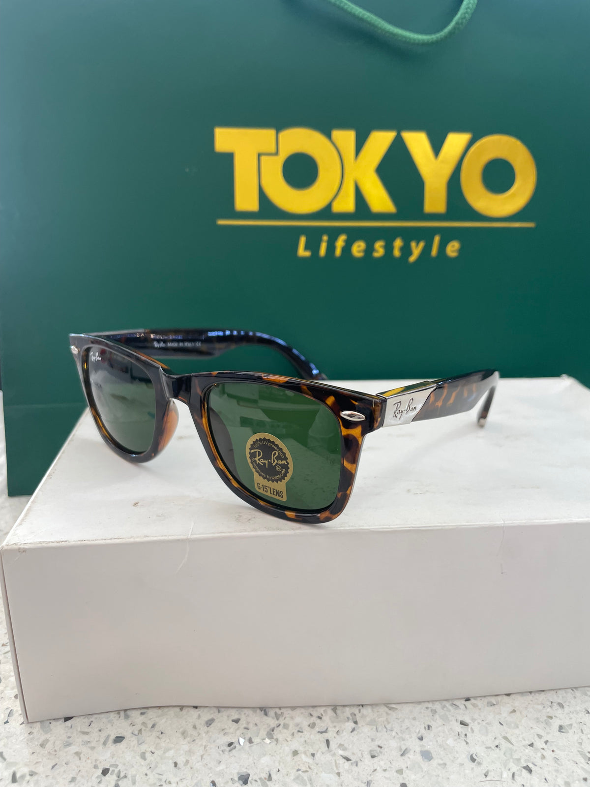 Premium Tortoiseshell Square Sunglasses – SG120