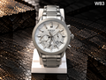Men's Premium Multi-Dial Metal Strap Analog Watch – W83