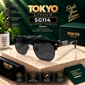 Premium Browline Square Sunglasses – SG114