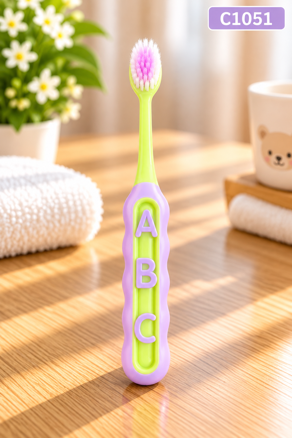 Premium Kids ABC Soft Bristle Toothbrush | C1051