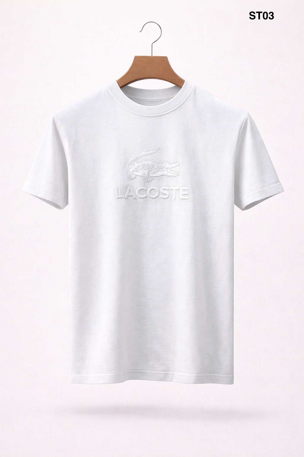 Signature Logo Style T-Shirt – White ST03