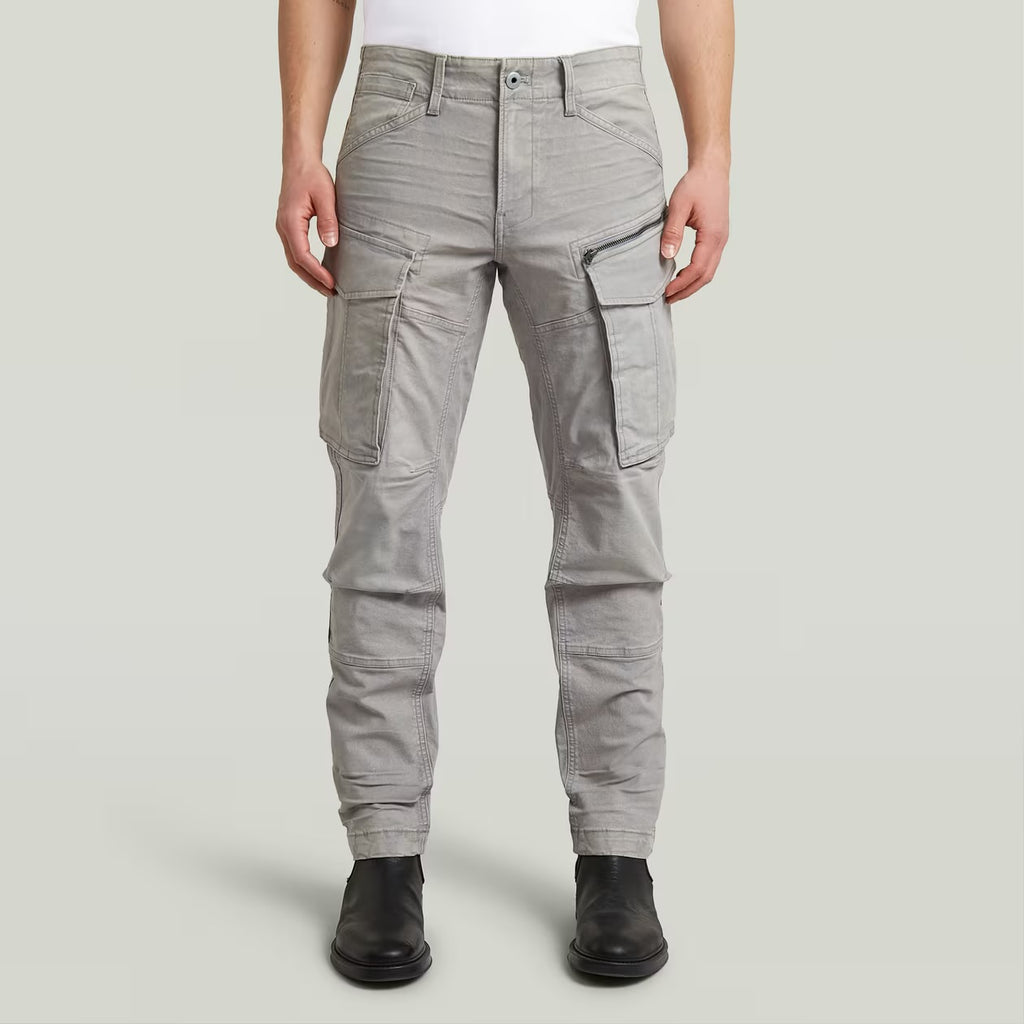 Rovic Zip 3D Tapered Pants white