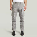 Rovic Zip 3D Tapered Pants white