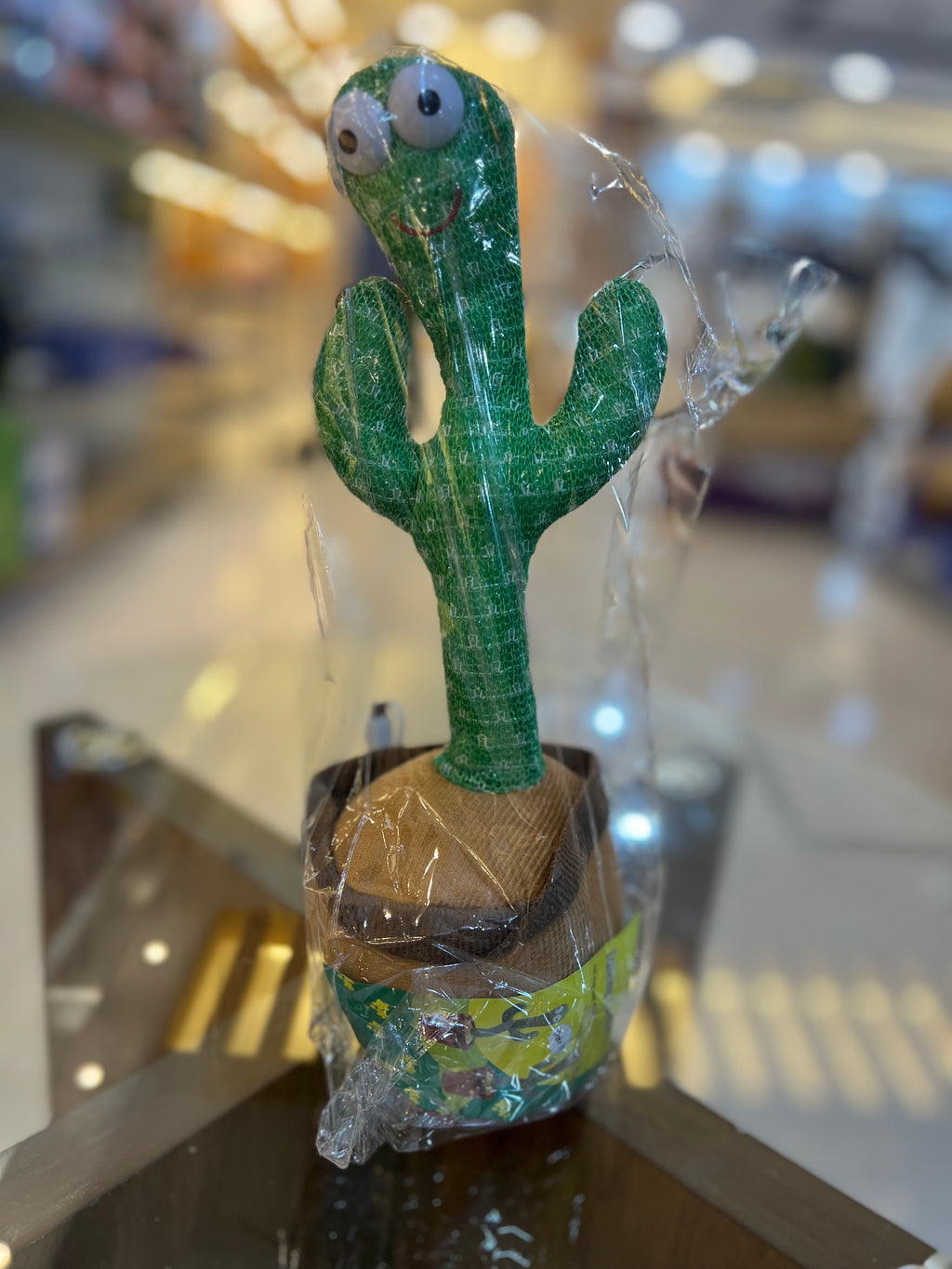 Dancing Cactus Toy with Music & Light (USB Rechargeable)