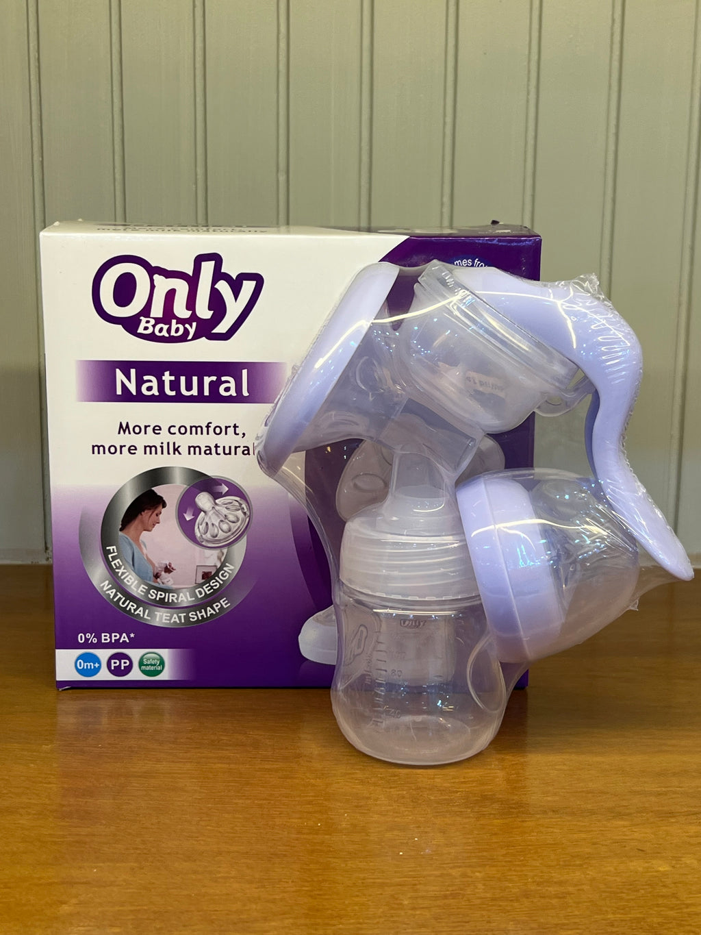Only Baby Natural Manual Breast Pump (BPA-Free, Comfortable & Portable)
