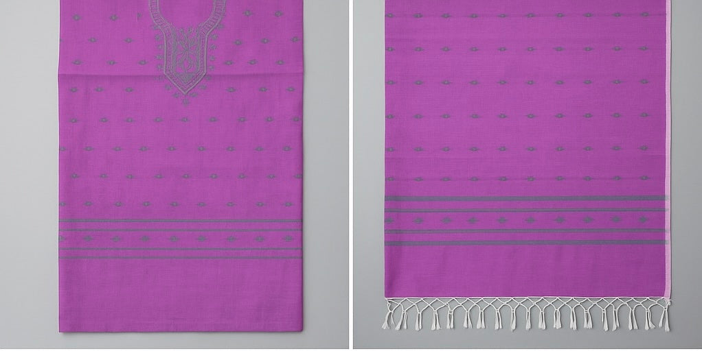 Half Silk Three Piece ST14