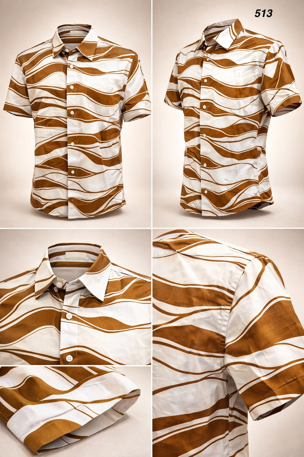 Classic Hawaiian Stripe Shirt HPS 513