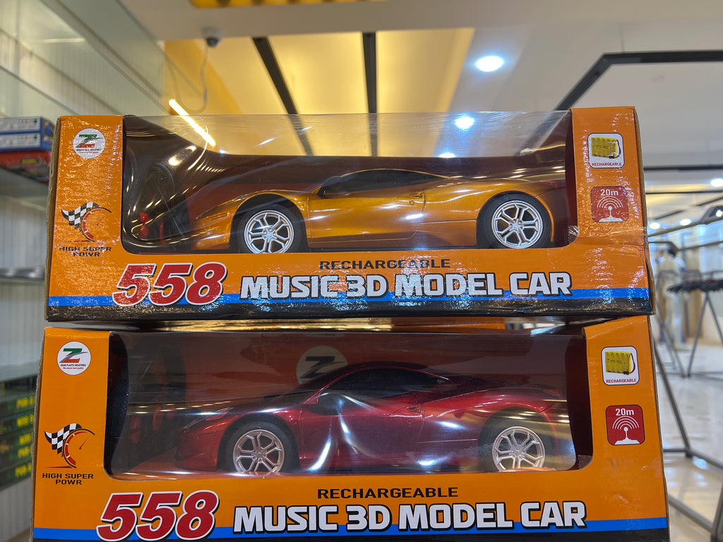 558 Rechargeable RC Sports Car with 3D LED Lighting