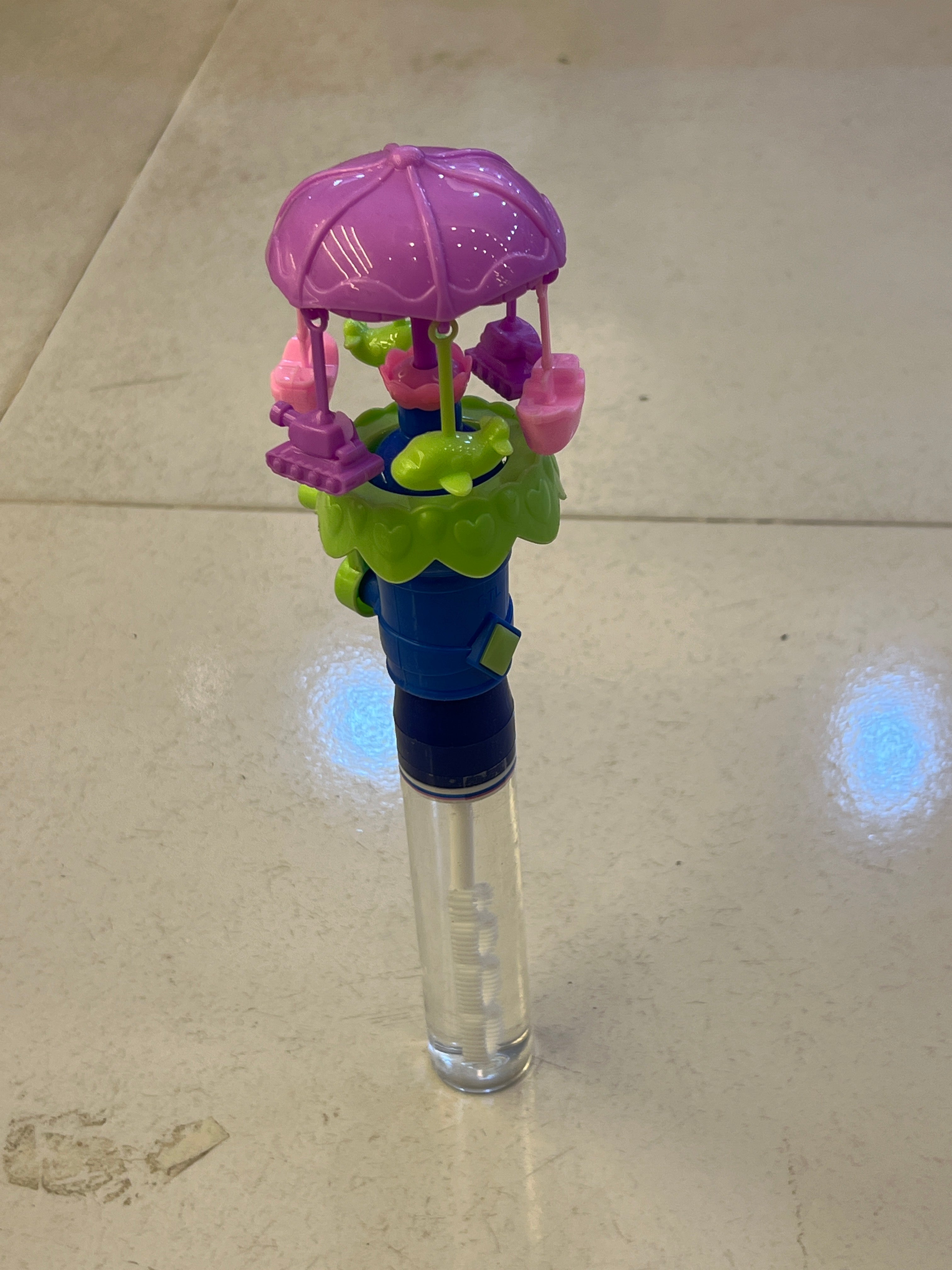 Fairy Garden Bubble Wand Toy