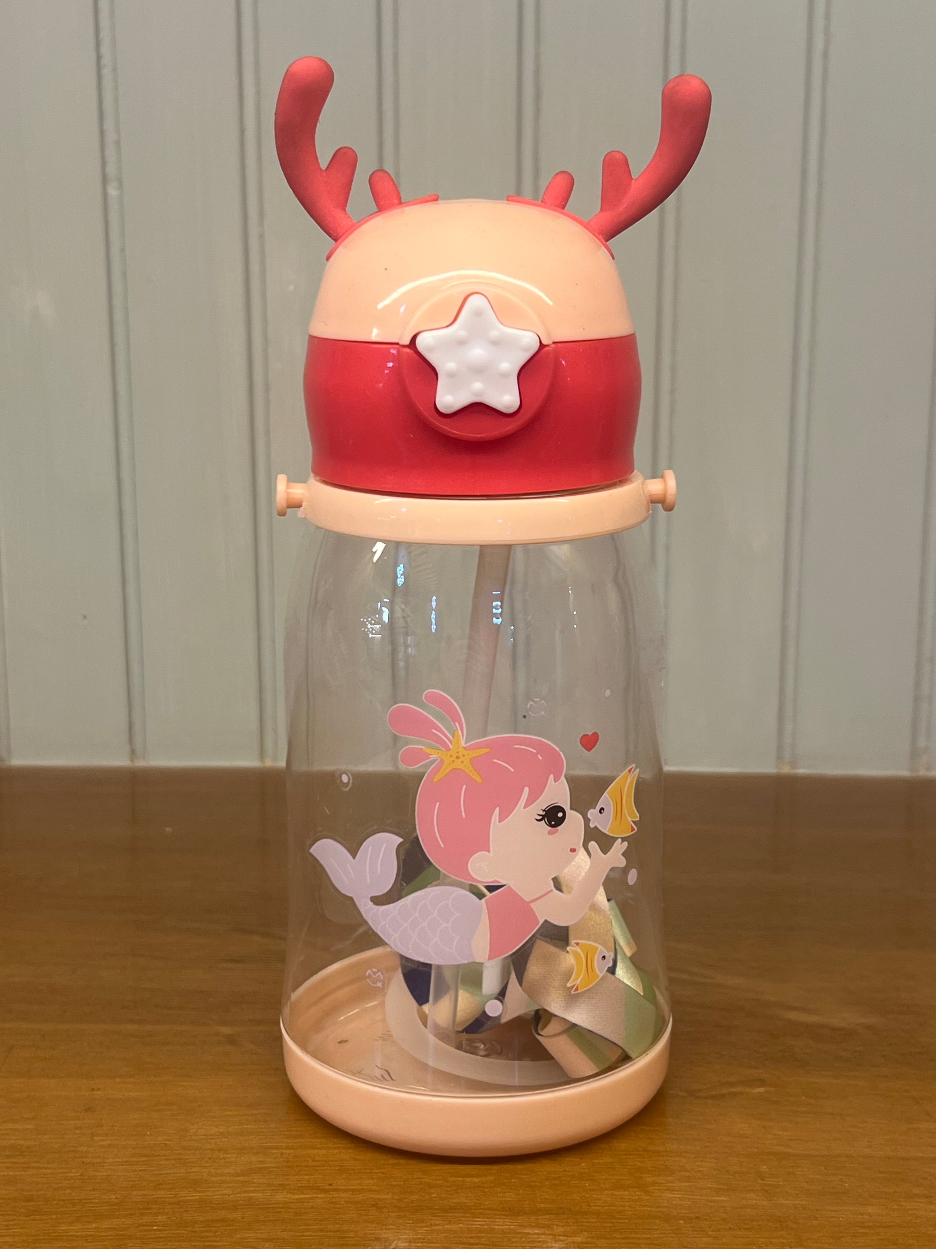 Deer Horn Cartoon Kids Water Bottle -C1029