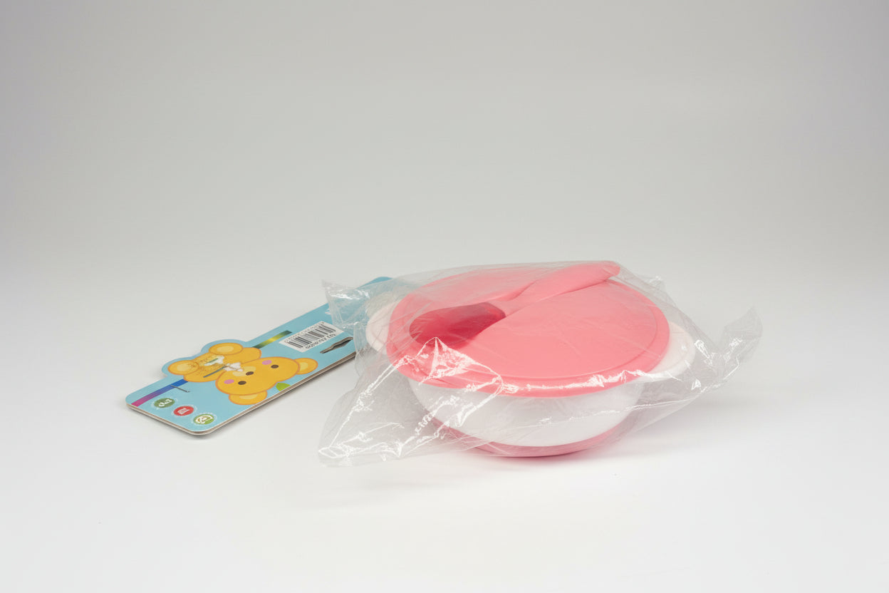 Applebear Baby Feeding Bowl with Spoon & Lid