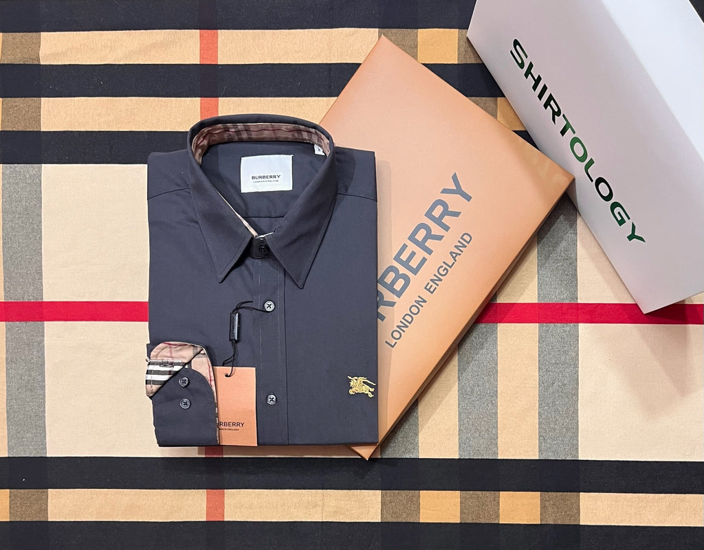 Signature Solid Shirt BRS 11 charcoal