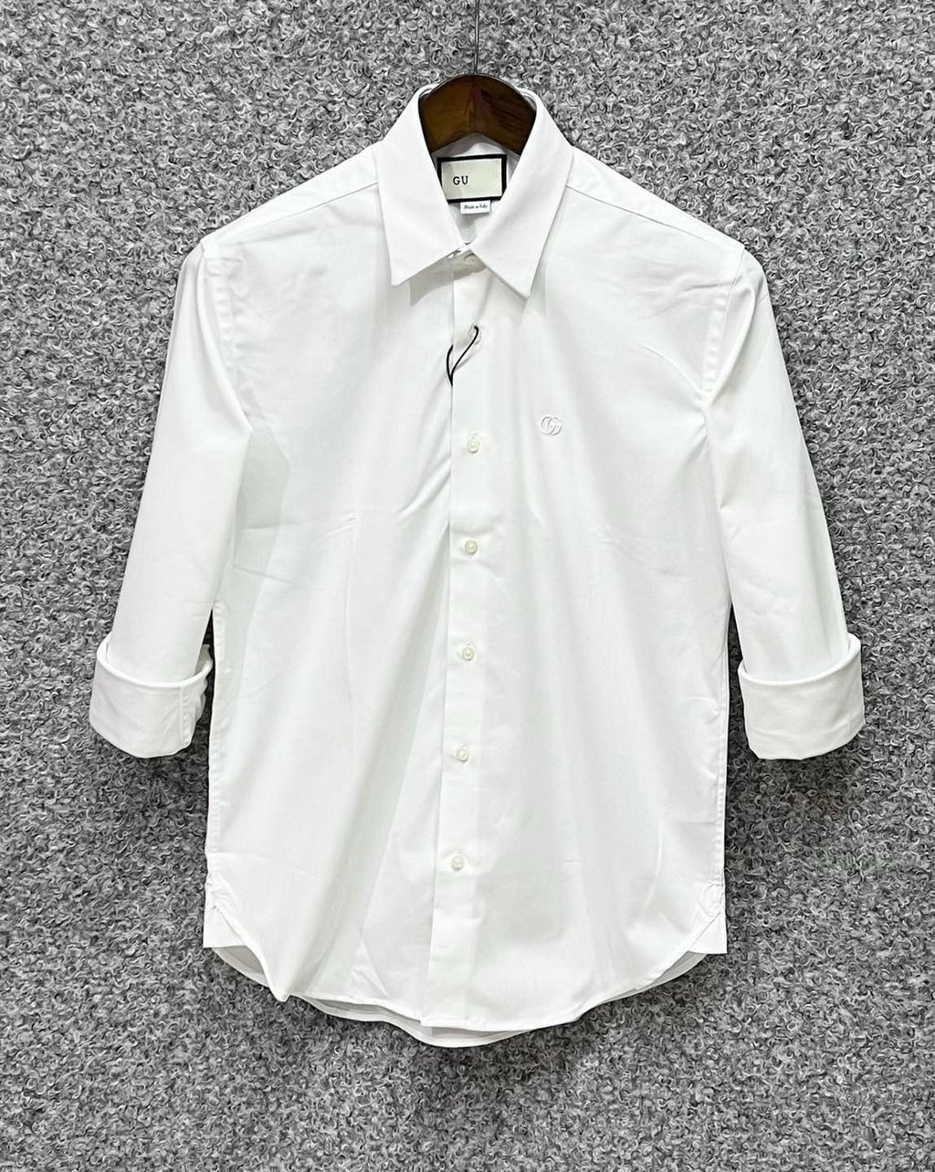 GCS Premium Solid Shirt White