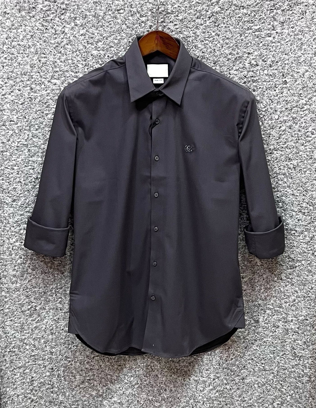 GCS Premium Solid Shirt Charcoal