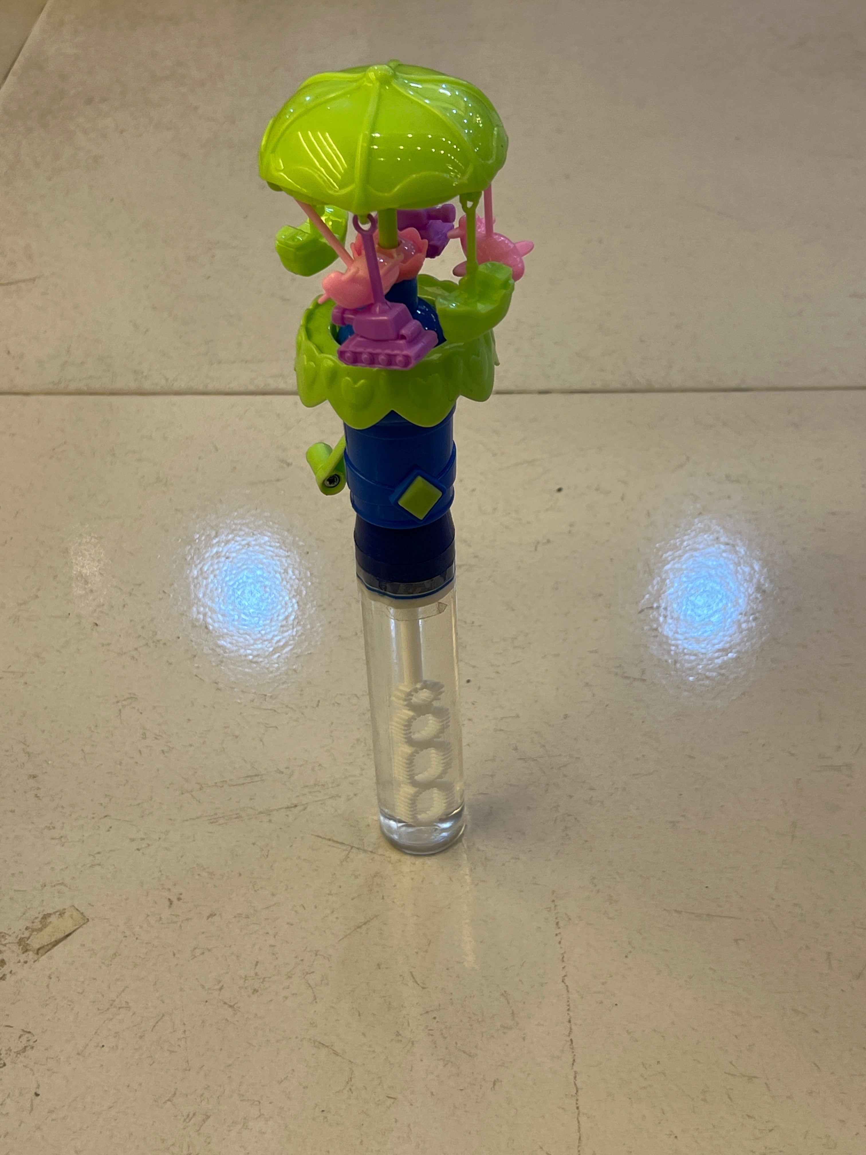 Fairy Garden Bubble Wand Toy