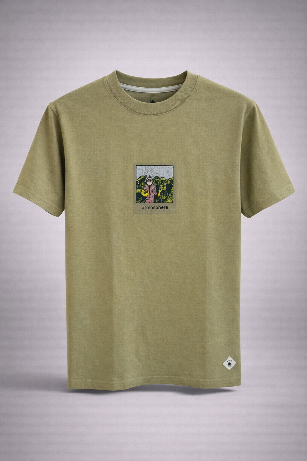 Gatsby Oversized T-Shirt for Men – Premium Stretch Cotton 1423 BEIGE