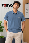 GATSBY Premium Classic Polo Shirt light Blue 913