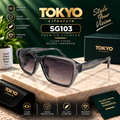 Premium Transparent Smoke Square Sunglasses – SG103