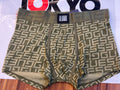 GATSBY Men's Logo Print Boxer Briefs  886