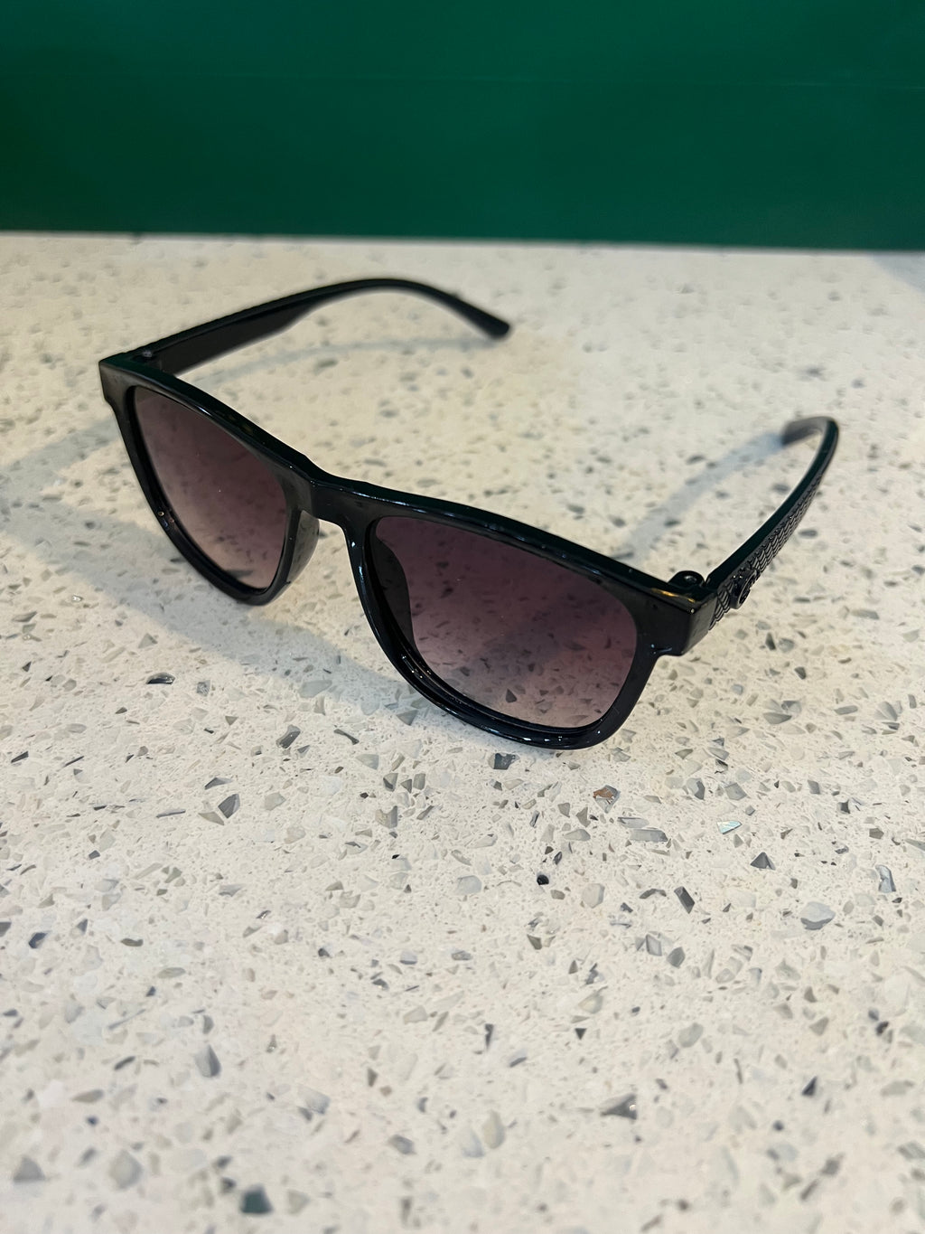 Premium Kids Black Square Sunglasses with Gradient Lenses – SG67