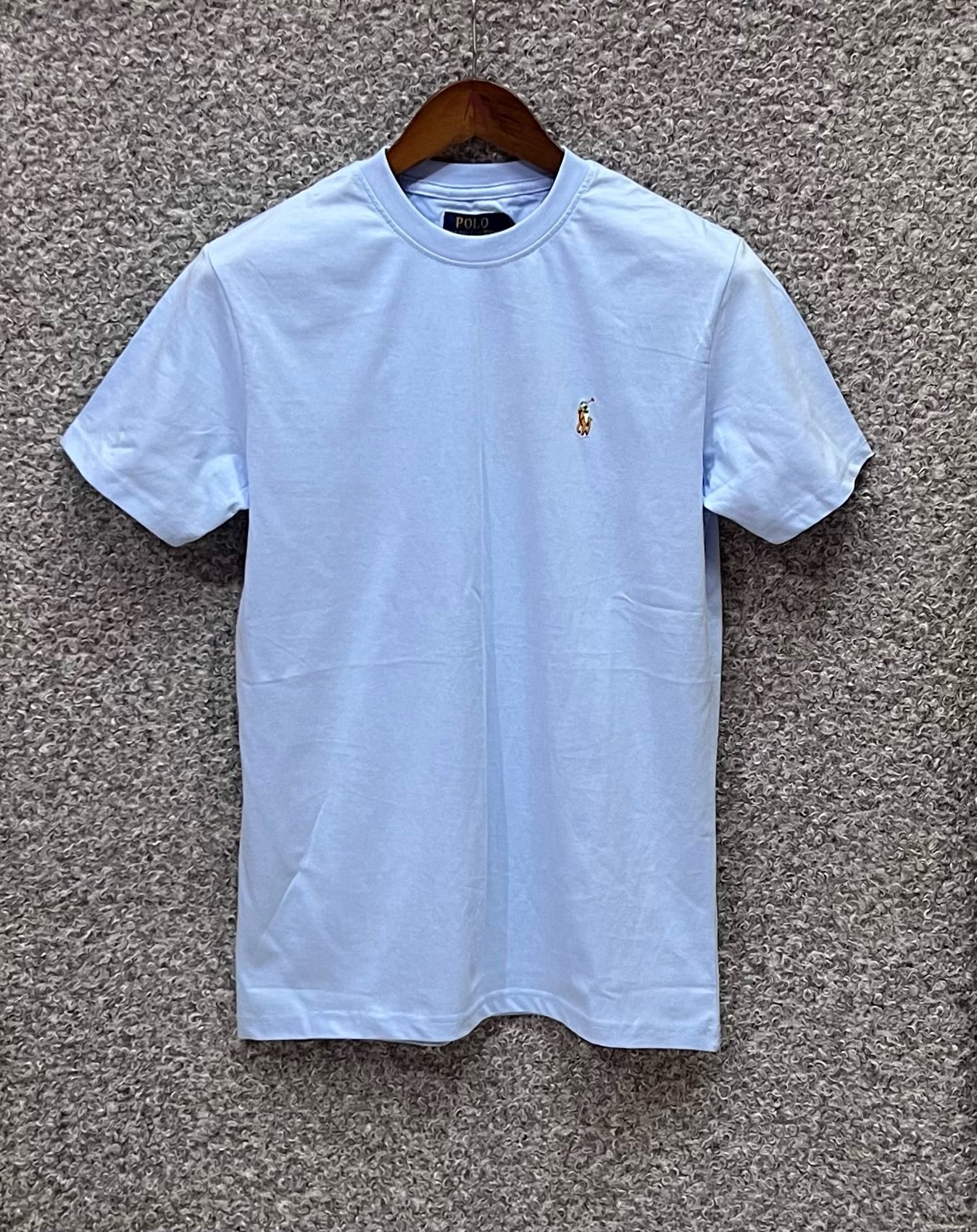 Premium Solid Tshirt RLT Sky.