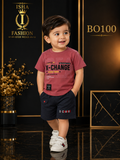 Boys’ Premium X-Change Graphic T-Shirt & Shorts Set – BO100