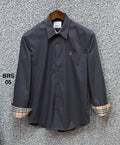 Signature Solid Shirt BRS BT 05 charcoal