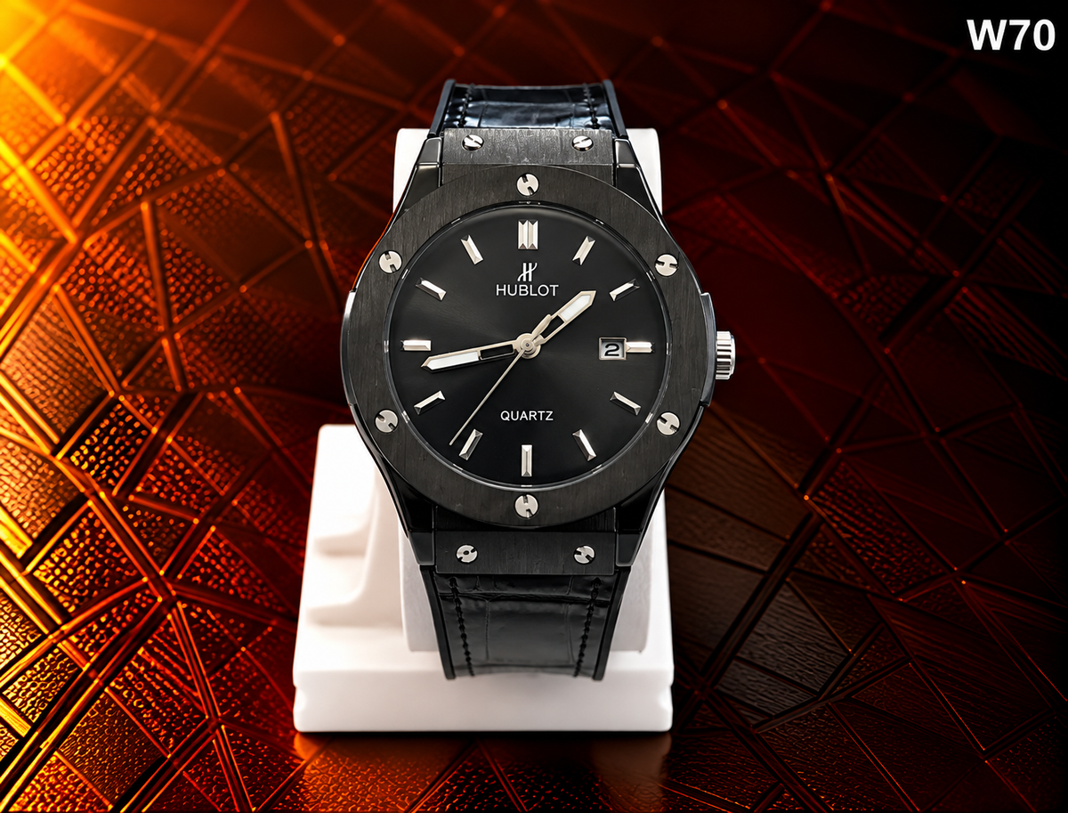 Men's Premium Octagonal Analog Wristwatch Collection – W70