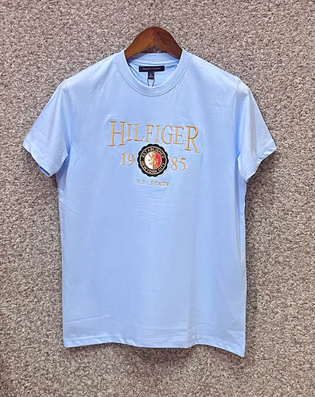 Premium Embroidery Tshirt TMET 1985 Sky.