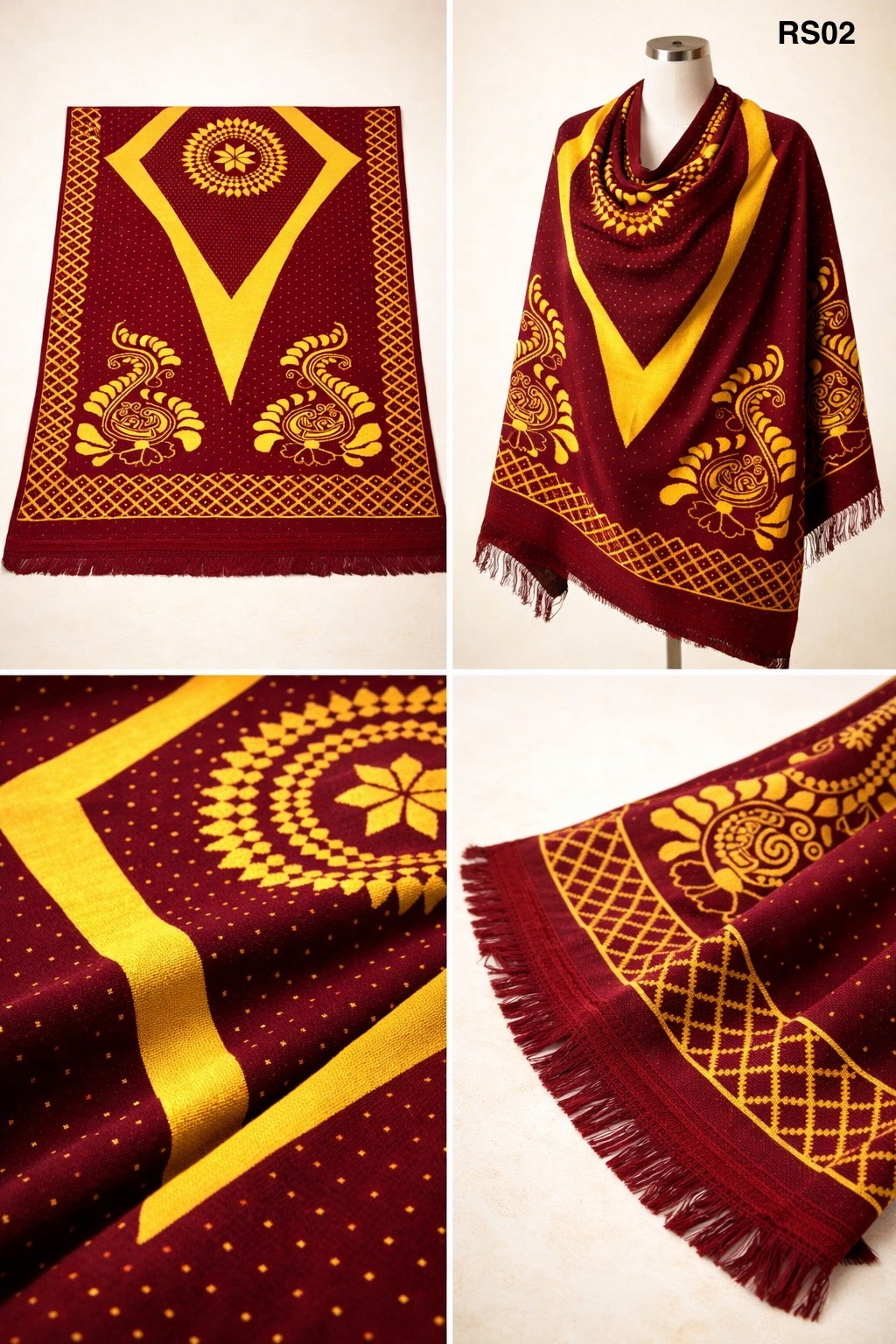 Premium Rose Shawl RS02