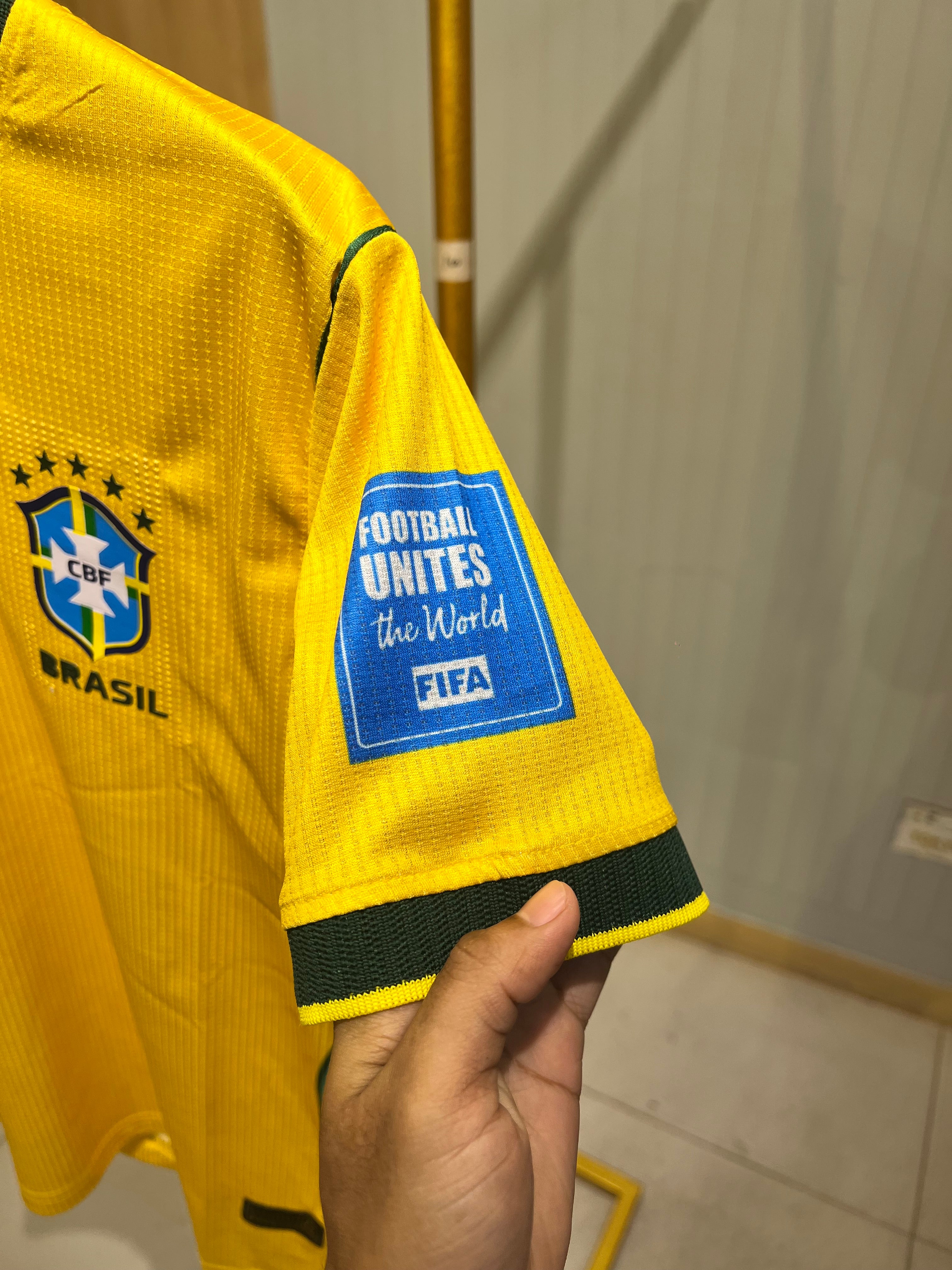 Brazil Player Edition Football Jersey 2022-FJ02