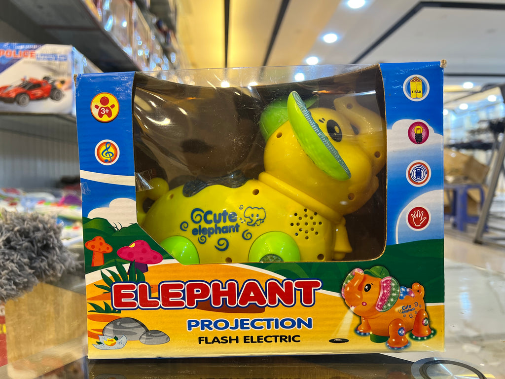 Elephant Projection Flash Electric Toy with Music & Lights