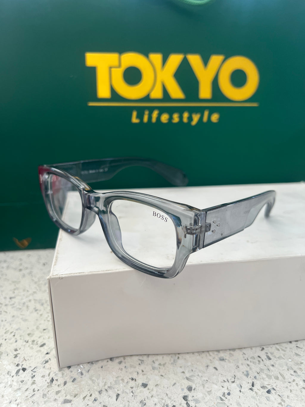 Premium Transparent Rectangular Optical Eyeglasses – SG83
