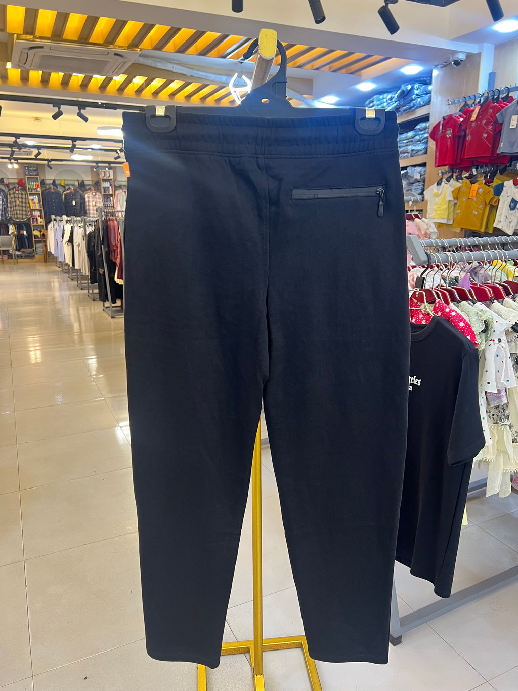 Premium Terry Jogger Pants Black-TP19
