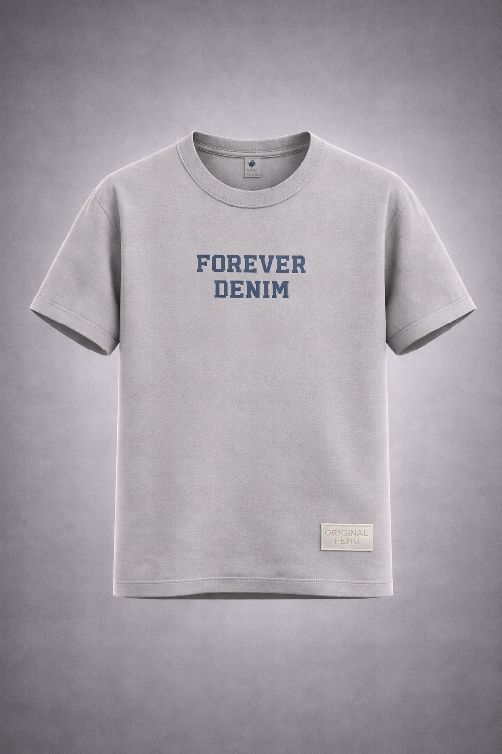 Gatsby Oversized T-Shirt for Men – Premium Stretch Cotton 1404 Gray