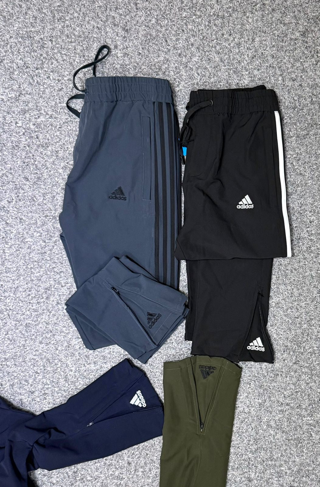 Premium Multi Pocket Zipper Track Pant with Front Fly & Secure Zipper Pockets ADDSFP Ash