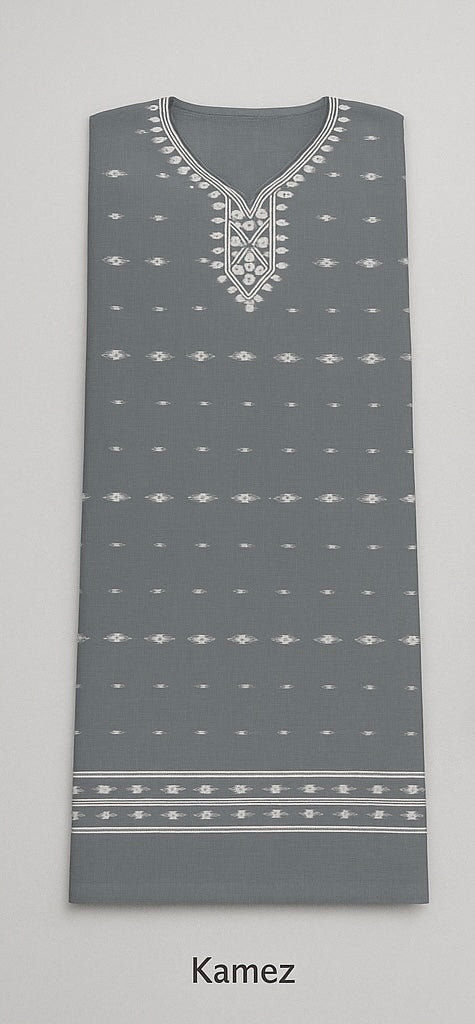 Half Silk Three Piece ST01