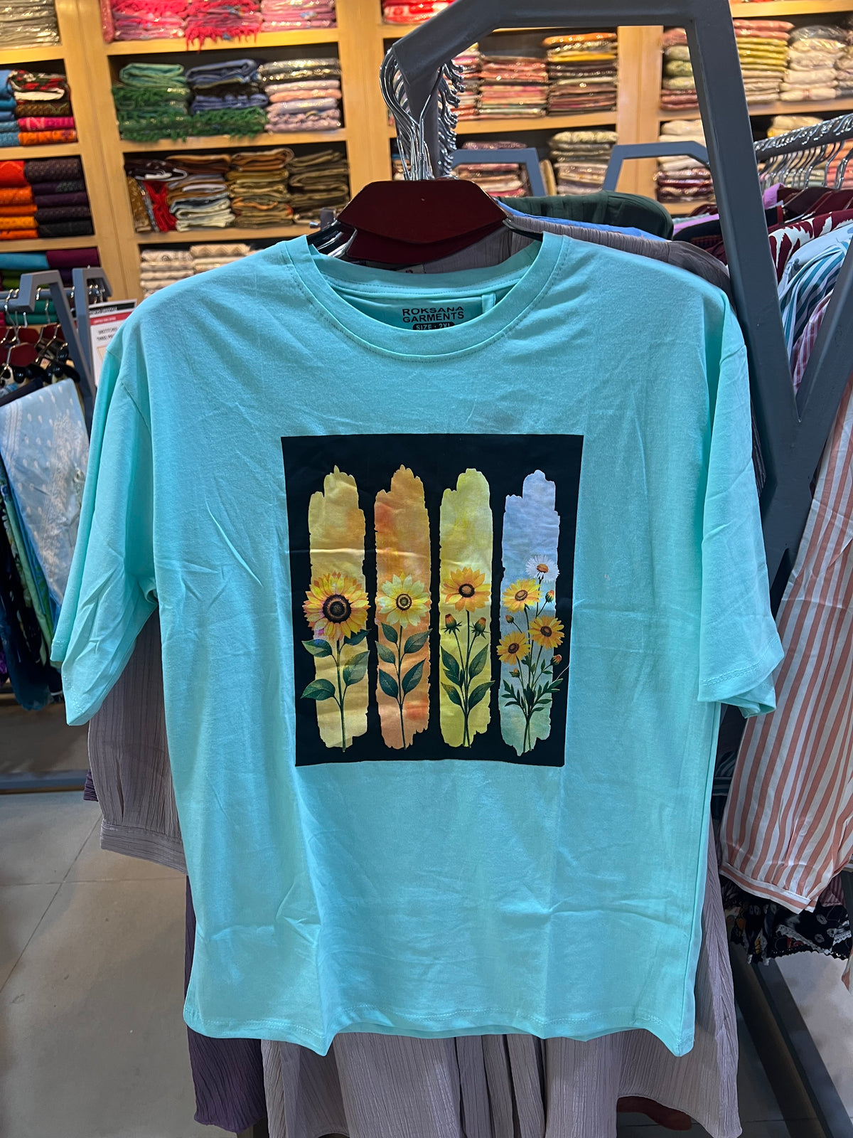 Premium Ladies Graphic T-Shirt LD107 — Aqua Turquoise