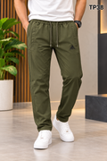 Three Stripe Full Athletic Track Pant Olive TP38