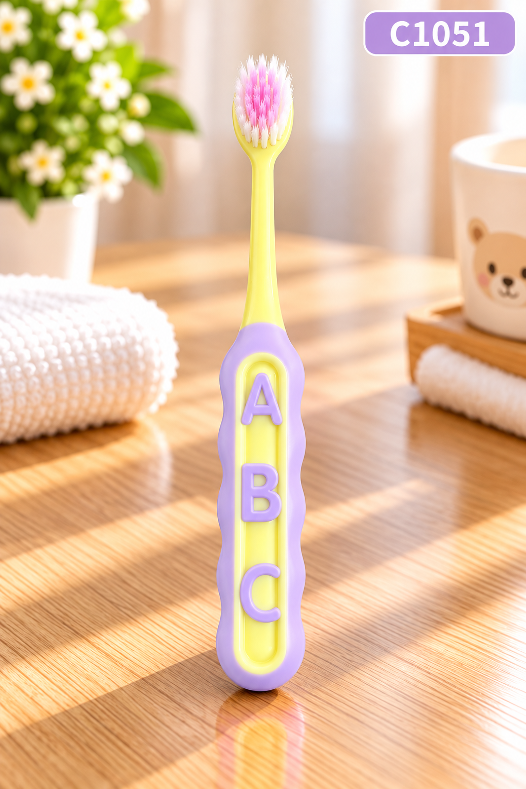 Premium Kids ABC Soft Bristle Toothbrush | C1051